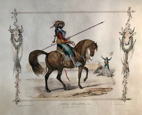 Adam Victor (1801-1866) Cheval espagnol 1843 Parigi 